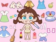 Play Paint Doll Dress Up Game on FOG.COM