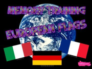 Play MEMORY TRAINING. EUROPEAN FLAGS Game on FOG.COM