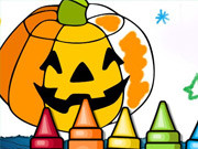 Play Halloween Coloring Games Game on FOG.COM
