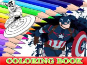 Play Coloring Book for Captain America Game on FOG.COM