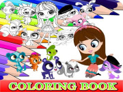 Play Coloring Book for Littlest Pet Shop Game on FOG.COM