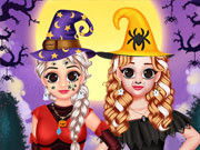 Play Bffs Hello Halloween Game on FOG.COM