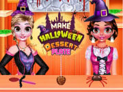 Play Make Halloween Dessert Plate Game on FOG.COM