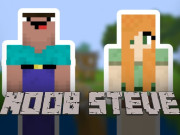 Play Noob Steve Head War Game on FOG.COM