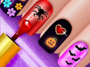 Play Glow Nails Halloween Game on FOG.COM