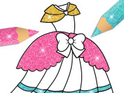 Play Glitter Dress Coloring Game on FOG.COM