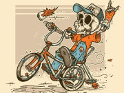 Play Halloween Bike Ride Jigsaw Game on FOG.COM