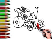 Play BTS Racing Car Coloring Game on FOG.COM