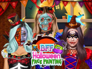 Play BFF Halloween Face Painting Game on FOG.COM