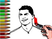 Play Ronaldo Coloring Book Game on FOG.COM