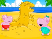 Play Hippo Beach Adventures Game on FOG.COM