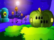 Play Halloween Pumpkin Forest Escape Game on FOG.COM