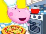 Play Hippo Pizza Maker Game on FOG.COM