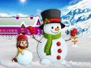 Play Kids and Snowman Dress Up Game on FOG.COM