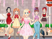 Play Anime Girls Dress Up Game Game on FOG.COM
