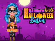 Play Rainbow Girls Hallowen Salon Game on FOG.COM