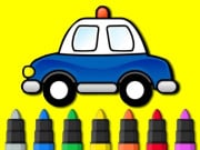 Play Easy to Paint Police Car Game on FOG.COM