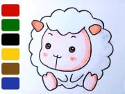 Play Baby sheep ColoringBook Game on FOG.COM