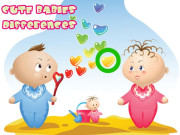 Play Cute Babies Differences Game on FOG.COM