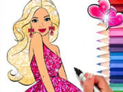 Play Coloring Book: Barbie Game on FOG.COM