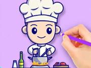 Play Coloring Book: Chef Game on FOG.COM