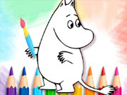 Play Coloring Book: Moomim Game on FOG.COM