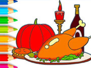 Play Coloring Book: Thanksgiving Day Game on FOG.COM