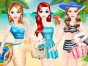 Play Fashion Girls Beach Swimsuit Game on FOG.COM
