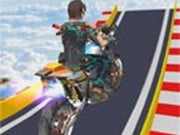 Play Mega Ramp Stunt Moto Game Game on FOG.COM
