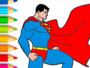 Play Coloring Book: Superman Game on FOG.COM