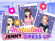 Play Instadiva Jenny Dress Up Game on FOG.COM