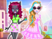 Play Monster Girls Summer Vacation Game on FOG.COM