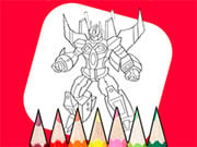 Play Coloring Book: Robot And Car Game on FOG.COM