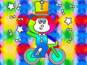 Play Coloring Book: Monkey Rides Unicycle Game on FOG.COM