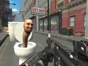 Play Dead Aim: Skibidi Toilets Attack Game on FOG.COM