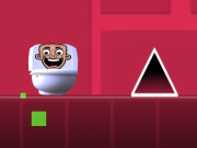 Play Geometry Dash Skibidi Toilet Game on FOG.COM