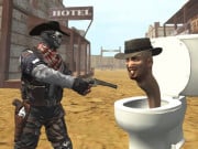 Play Cowboy vs Skibidi Toilets Game on FOG.COM