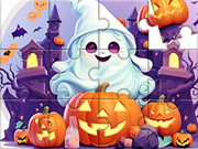 Play Jigsaw Puzzle: Halloween Cute Ghost Game on FOG.COM