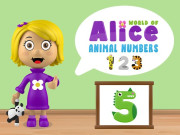 Play World of Alice   Animal Numbers  Game on FOG.COM