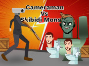 Play Cameraman vs Skibidi Monster : Fun Battle Game on FOG.COM
