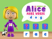 Play World of Alice   Make Words  Game on FOG.COM