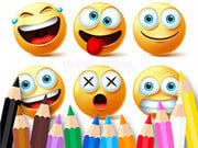 Play Coloring Book: Funny Emoji Game on FOG.COM
