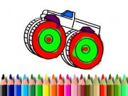 Play BTS Monster Truck Coloring Game on FOG.COM