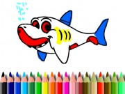 Play BTS Shark Coloring Book Game on FOG.COM