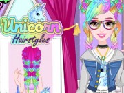 Play Unicorn Hairstyles Game on FOG.COM