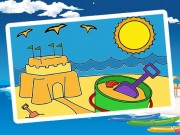 Play Summer Coloring Pages Game on FOG.COM