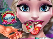 Play Ice Queen Tongue Doctor Game on FOG.COM