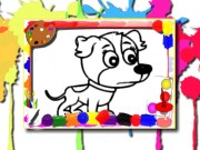 Play Dogs Coloring Book Game on FOG.COM