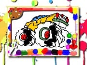 Play Monster Truck Coloring Book Game on FOG.COM