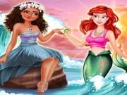 Play Ocean Princesses Party Time Game on FOG.COM